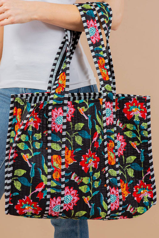 The Rachel Quilted Tote Bag
