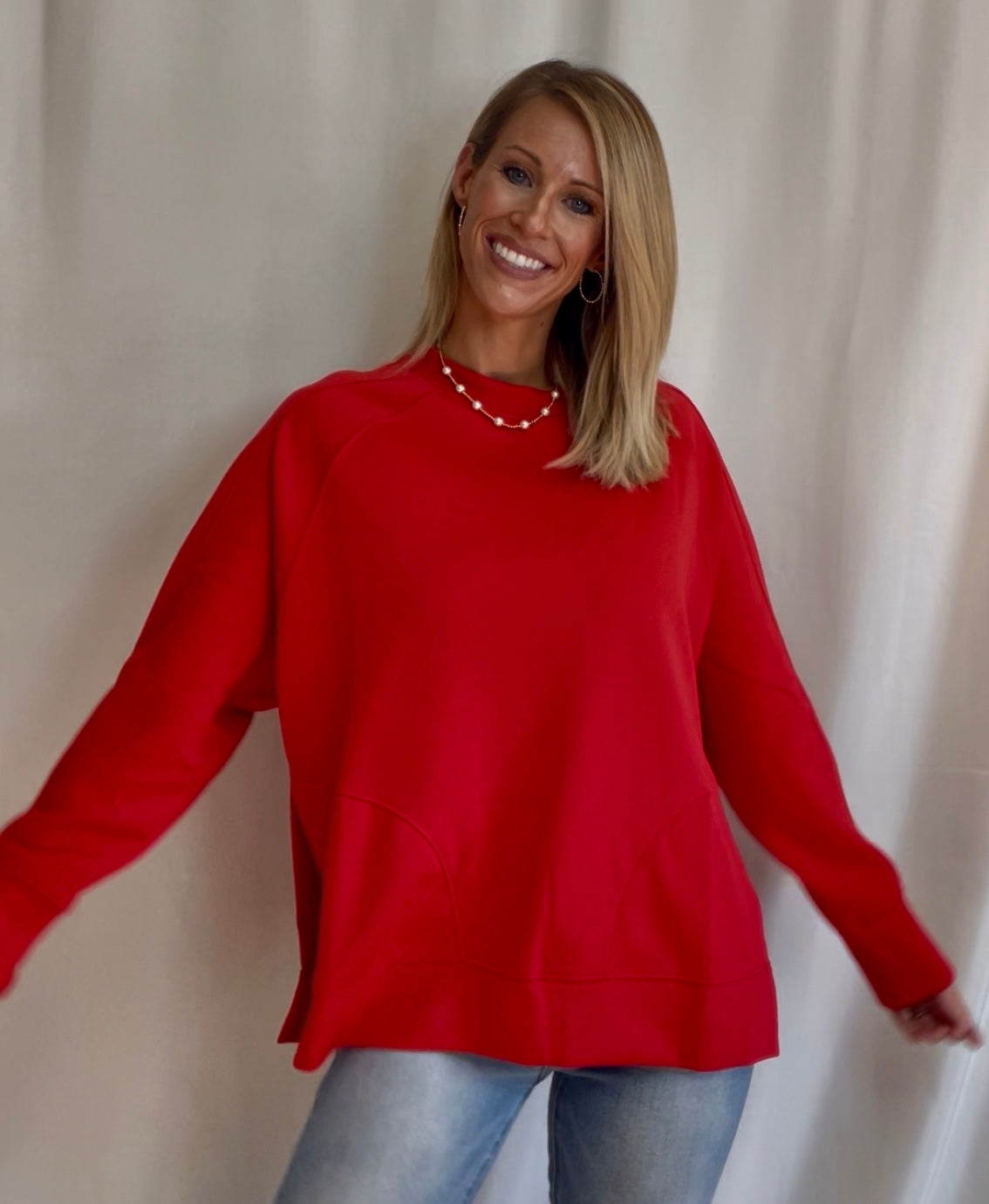 GA Red Scuba Pullover