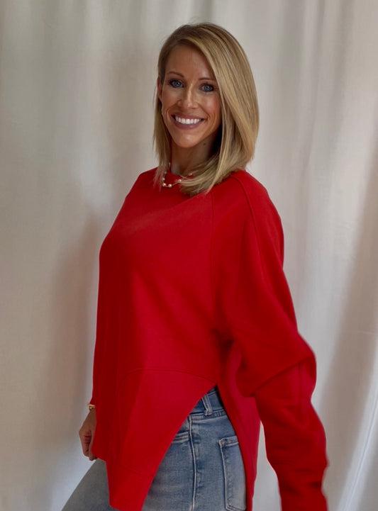 GA Red Scuba Pullover