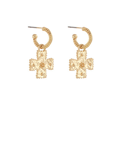 Dotted Cross Hoops