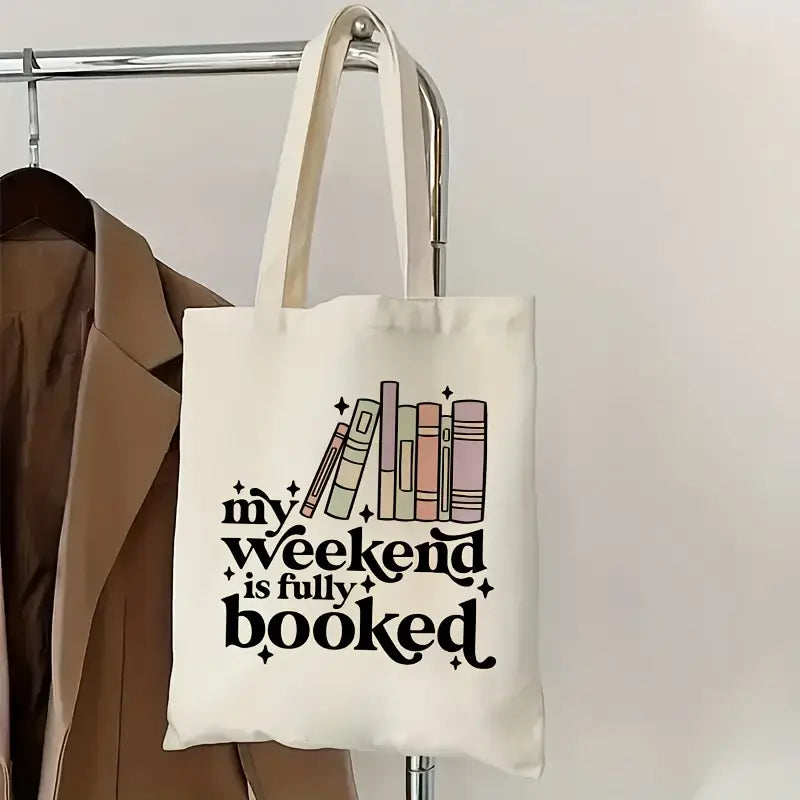 Book Lover’s Weekend is Booked Tote | Lightweight & Foldable