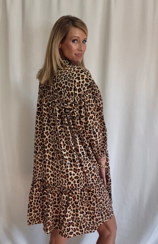 Meredith Leopard Dress