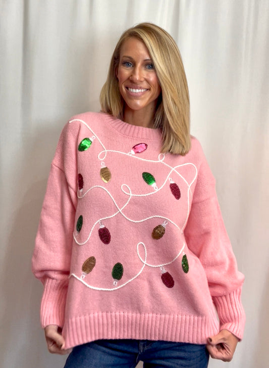 Christmas Lights Sweater