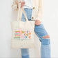 Just One More Chapter Tote – Colorful Book Lover’s Bag
